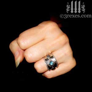 3-wishes-silver-medieval-wedding-ring-blue-topaz-stones-model-making-fist 3-wishes-silver-medieval-wedding-ring-blue-topaz-stones-model-making-fist