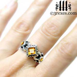 Meval Wedding Rings Royal Princess Gothic Engagement Ring 3 Re Jewelry