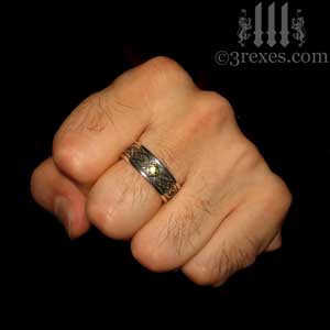 soul-love-anam-gra-mens-silver-celtic-wedding-ring-green-peridot-stone-fist-gothic-band soul-love-anam-gra-mens-silver-celtic-wedding-ring-green-peridot-stone-fist-gothic-band