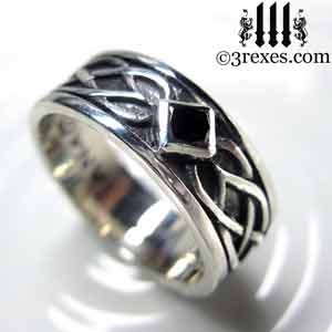 Celtic Knot Silver Soul Ring 925 Sterling Soul Love Celtic Wedding Ring 925 Sterling Silver